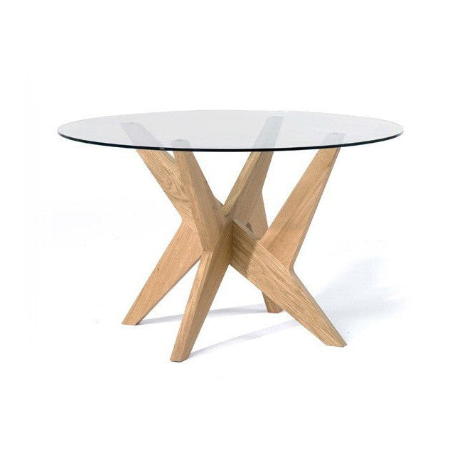MHS Cross Pedestal Table - Unica Interior